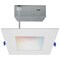 Satco 12W LED DW LP DL - 6 in. Square - Starfish IOT Tunable White and RGB - 120V 90 CRI White S11563 - alternate 1